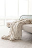 Ivory Mink Faux Fur Throw by Donna Salyers Fabulous Furs