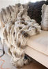Truffle Chinchilla Faux Fur Throw by Donna Salyers Fabulous Furs