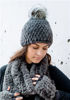 Knitted Faux Fur Hat by Donna Salyers Fabulous Furs