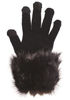 Faux Fur Trimmed Tech Gloves by Donna Salyers Fabulous Furs