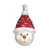 Glistening Candy Coil Snowman Ornament by Old World Christmas