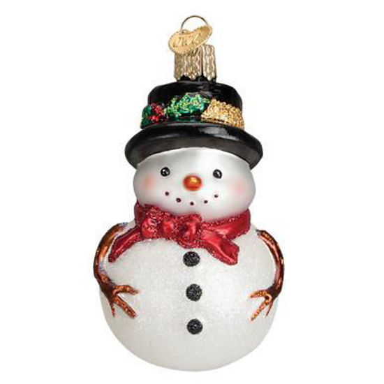 Holly Hat Snowman Ornament (Assorted) by Old World Christmas