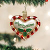 Peppermint Heart Ornament by Old World Christmas