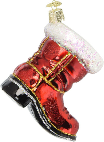 Santa's Boot Ornament by Old World Christmas