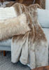 Champagne Mink Faux Fur Throw by Donna Salyers Fabulous Furs