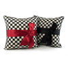 Courtly Check Sash Pillow - Red by MacKenzie-Childs
