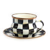 Courtly Check Enamel Saucer by MacKenzie-Childs