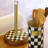 Courtly Check Wood Paper Towel Holder by MacKenzie-Childs