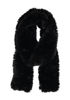 Black Knitted Faux Fur Scarf by Donna Salyers Fabulous Furs