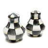 Courtly Check Enamel Salt & Pepper Shakers - Small by MacKenzie-Childs