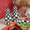 Courtly Check Enamel Salt & Pepper Shakers - Large by MacKenzie-Childs