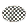 Courtly Check Enamel Oval Platter - Small by MacKenzie-Childs