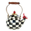 Courtly Check Enamel Whistling Tea Kettle by MacKenzie-Childs