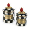 Courtly Check Enamel Canister - Mini by MacKenzie-Childs