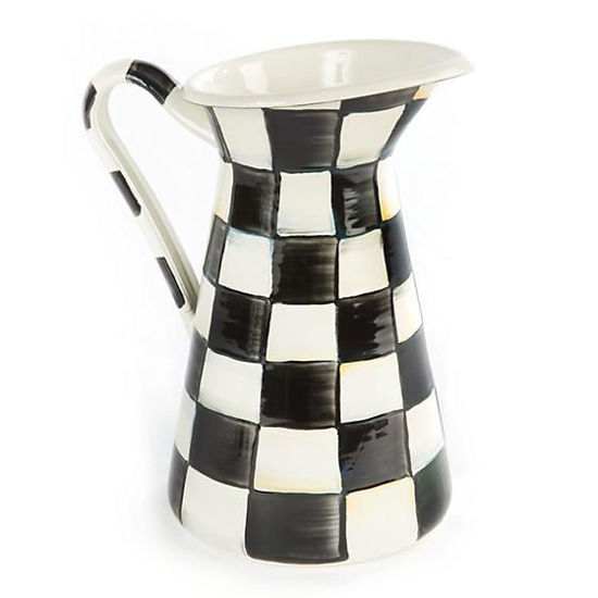 Courtly Check Enamel Practical Pitcher - Medium by MacKenzie-Childs