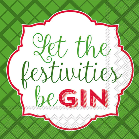Let The Festivities Begin Cocktail Napkin by Boston International