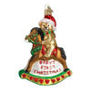 Rocking Horse Teddy Ornament by Old World Christmas