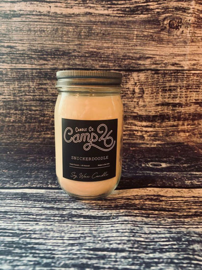 Snickerdoodle 16oz Jar by Camp 26 Candle Co