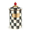 Courtly Check Enamel Canister - Large by MacKenzie-Childs