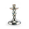 Courtly Check Enamel Candlestick - Small by MacKenzie-Childs