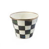 Courtly Check Enamel Garden Pot - Small by MacKenzie-Childs