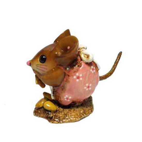 Nibble Mouse NM-1 (Peachy Pink) by Wee Forest Folk®