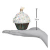 Chocolate Cupcake White Ornament by Old World Christmas