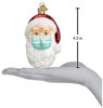 Santa With Face Mask Ornament by Old World Christmas