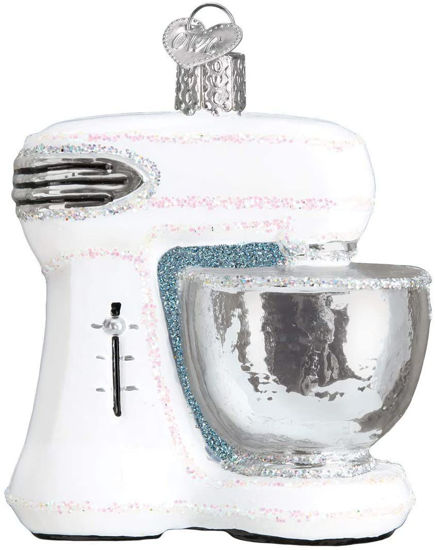 White Mixer Ornament by Old World Christmas