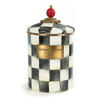 Courtly Check Enamel Canister - Medium by MacKenzie-Childs