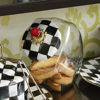 Courtly Check Enamel Lid Cookie Jar by MacKenzie-Childs