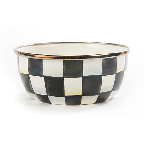 Courtly Check Enamel Pinch Bowl by MacKenzie-Childs