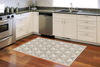 Poppy Damask - Taupe Floor Flair - 5 x 7 by Studio M
