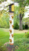 Sunflower Checks 6' Birdhouse Art Pole by Studio M