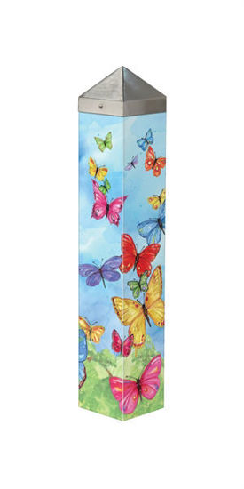Brilliant Butterflies  20" Art Pole by Studio M