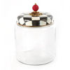 Courtly Check Enamel Lid Kitchen Canister - Large by MacKenzie-Childs