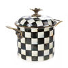 Courtly Check Enamel 7 Qt. Stock Pot by MacKenzie-Childs