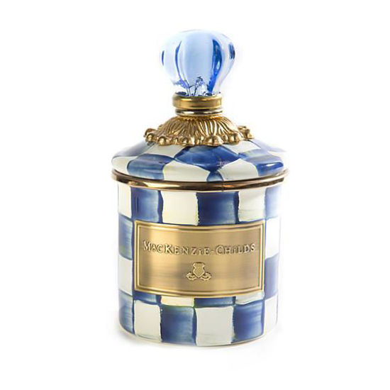 Royal Check Enamel Canister - Mini by MacKenzie-Childs