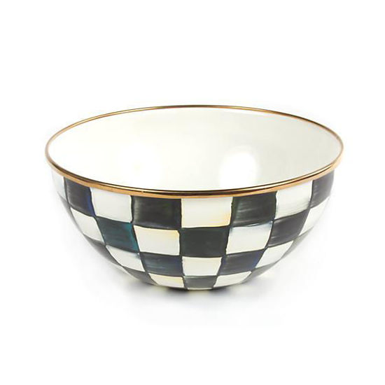 Courtly Check Enamel Everyday Bowl - Small by MacKenzie-Childs