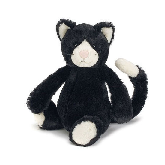 Bashful Black & White Kitten (Small) by Jellycat