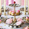Courtly Check Enamel Three Tier Sweet Stand by MacKenzie-Childs