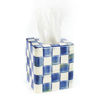 Royal Check Enamel  Boutique Tissue Box Cover by MacKenzie-Childs