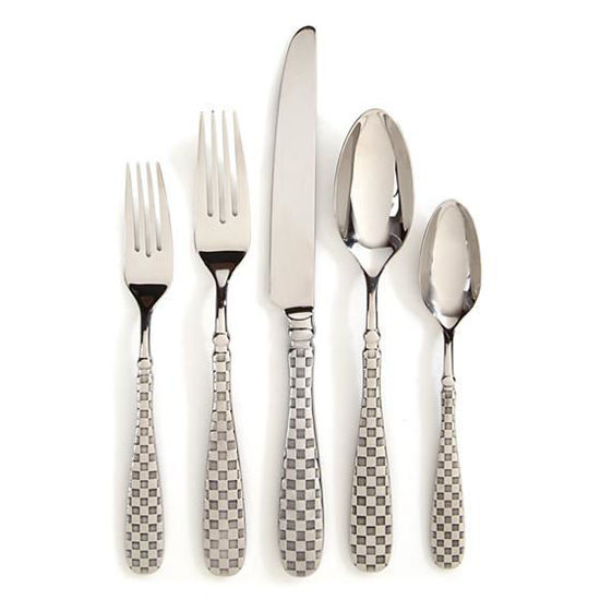 Check Flatware - 5-Piece Place Setting by MacKenzie-Childs