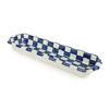 Royal Check Enamel Baguette Dish by MacKenzie-Childs