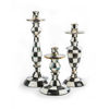 Courtly Check Enamel Candlestick - Large by MacKenzie-Childs