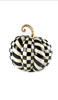 Courtly Check Gold Medal Pumpkin by MacKenzie-Childs