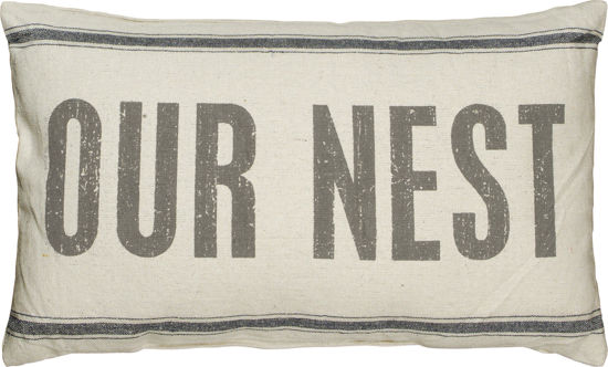 Our Nest Pillow by Primitives by Kathy