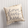 Love Lives Here Pillow by Primitives by Kathy