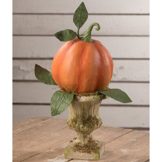 Fall Pumpkin in Urn by Bethany Lowe Designs