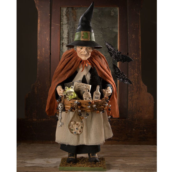 Brewhilda Peddler Witch by Bethany Lowe Designs